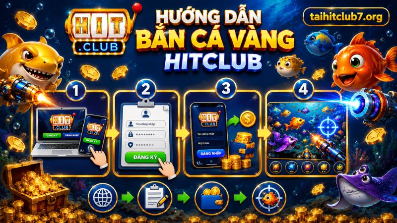 Các bước tham gia bắn cá đổi thưởng Hitclub