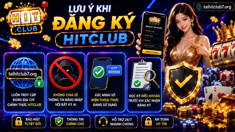 Những lưu ý quan trọng khi đăng ký HITCLUB