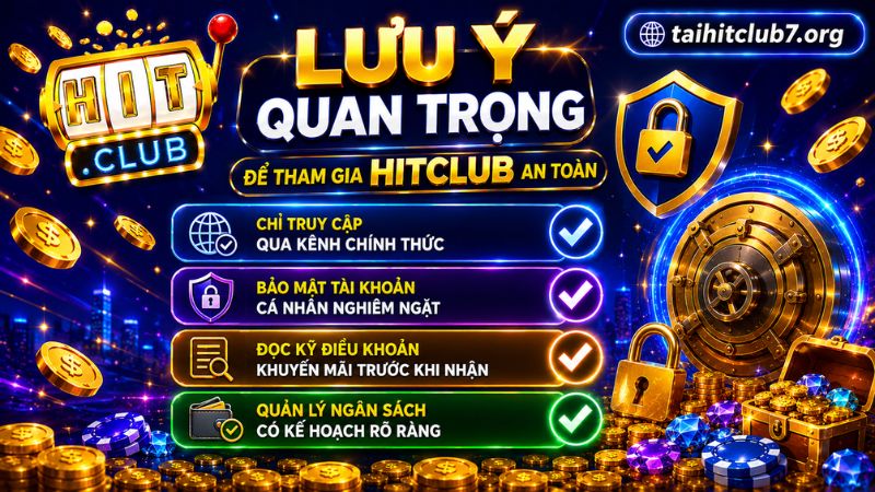Những lưu ý để tham gia HITCLUB hiệu quả